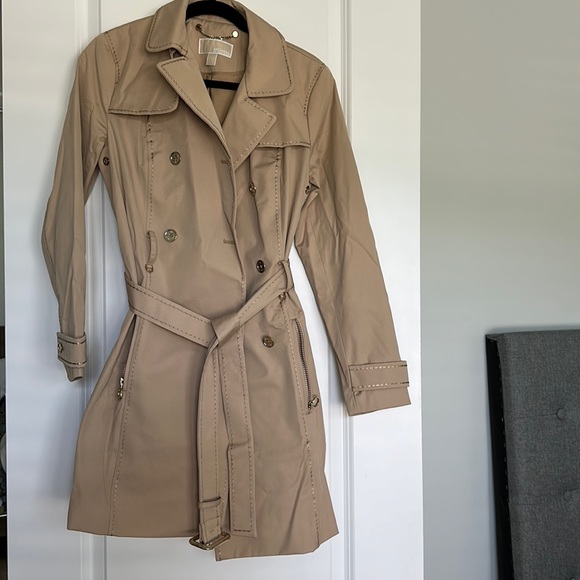Michael Michael Kors Trench Coat, NWOT - Picture 2 of 7